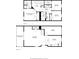 Detailed two-story floor plan layout with dimensions and room names at 13946 Snapper Fin Ln, Tampa, FL 33637