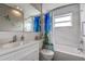 Bathroom with shower, bathtub and sink at 3550 100Th N Pl, Pinellas Park, FL 33782
