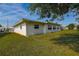 Inviting one-story home with a neatly kept lawn, mature trees, and a serene atmosphere at 3550 100Th N Pl, Pinellas Park, FL 33782