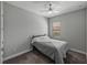 Bedroom with a ceiling fan and carpet flooring at 4043 Salida Del Sol Dr, Sun City Center, FL 33573