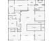 Detailed floor plan showcasing the layout and dimensions of the home's many bedrooms, bathrooms, and living spaces at 4816 W San Jose St, Tampa, FL 33629
