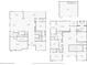 Floor plan showing layout for the first and second floors of this residential home, plus basement at 4816 W San Jose St, Tampa, FL 33629