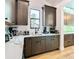 Modern kitchen featuring sleek countertops, updated cabinetry, and stainless steel appliances, perfect for culinary enthusiasts at 4816 W San Jose St, Tampa, FL 33629