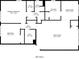 Layout of the home featuring the living room, primary bedroom, kitchen, dining area, bathroom, hall and bedroom at 5000 Gulf Blvd # 304, St Pete Beach, FL 33706