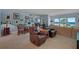 Bright living room with comfortable seating, ocean views, and elegant decor at 5000 Gulf Blvd # 304, St Pete Beach, FL 33706
