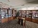 Community library with well-stocked bookshelves, reading nooks, and a quiet, cozy atmosphere at 5108 Brittany S Dr # 903, St Petersburg, FL 33715
