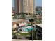 An aerial shot of the condo pool and surrounding community at 5108 Brittany S Dr # 903, St Petersburg, FL 33715