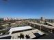 Elevated view from a condo balcony of the city and coastline at 5108 Brittany S Dr # 903, St Petersburg, FL 33715