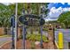 Grand Reserve Condominiums entrance with brick columns and signage at 8642 Mallard Reserve Dr # 203, Tampa, FL 33614