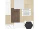Selection of elegant interior finishes including cabinetry, countertops, and backsplash tiles at 11842 Richmond Trl, Parrish, FL 34219