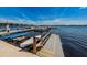 Community boat dock offering convenient access for boating enthusiasts with multiple boat slips at 196 Philadelphia Blvd # 10, Palm Harbor, FL 34684