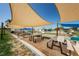 Relax outdoors under shade canopies with picnic tables and BBQ grills at 196 Philadelphia Blvd # 10, Palm Harbor, FL 34684