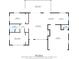 Detailed floor plan of the home layout with dimensions at 1974 Valencia Way, Clearwater, FL 33764