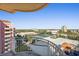 Lovely balcony view of the city with clear blue skies and views of the surrounding architecture at 555 5Th Ne Ave # 711, St Petersburg, FL 33701