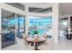 Charming breakfast nook with views of the pool and canal at 6014 Mariners Watch Dr, Tampa, FL 33615