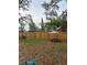 Backyard with a privacy fence and outdoor seating area at 7419 3Rd N Ave, St Petersburg, FL 33710