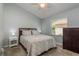 Comfortable bedroom with a neutral color scheme and ample natural light at 10537 Greensprings Dr, Tampa, FL 33626