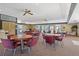 Bright amenity center featuring ample seating, a library, and plenty of space for community members at 128 Nancy Dr # 128, Oldsmar, FL 34677