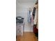 Walk-in closet with lots of space, shelving, and space for storage bins at 128 Nancy Dr # 128, Oldsmar, FL 34677