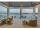 Spacious balcony showcasing panoramic water views and comfortable seating at 201 Punta Vista Dr, St Pete Beach, FL 33706