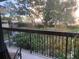 Balcony view showcasing lush greenery and mature trees, creating a serene environment at 2413 Bayshore Blvd # 205, Tampa, FL 33629
