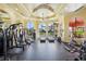 Well-equipped fitness center featuring modern exercise machines and ample workout space for residents at 2713 Via Murano # 216, Clearwater, FL 33764
