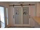 Unique pantry doors slide open to the kitchen area at 2721 12Th N St, St Petersburg, FL 33704