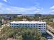 An aerial view of the neighborhood and surrounding waterways at 406 W Azeele St # 103, Tampa, FL 33606