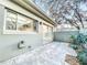 Rear patio provides outdoor space for relaxation at 6233 Dewdrop Way # 6233, Tampa, FL 33617