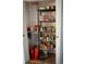 A pantry with organized shelving, wire racks, and lots of storage space at 104 Gloucester Blvd # 340, Sun City Center, FL 33573