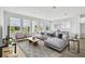 Bright living room with large windows, modern furniture, and an open-concept design at 11885 Richmond Trl, Parrish, FL 34219