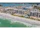 Wonderful overhead view of the beachfront condos, pool, beach, and beautiful ocean at 15000 Gulf Blvd # 704, Madeira Beach, FL 33708