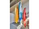 Convenient storage area for kayaks and paddleboards, perfect for water enthusiasts at 175 2Nd S St # P03, St Petersburg, FL 33701