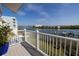 Picturesque balcony view showcasing a beautiful waterway and marina, enhancing the waterfront lifestyle at 19915 Gulf Blvd # 704, Indian Shores, FL 33785