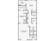 Upstairs floor plan with primary suite, bathroom, and laundry room with elevator access at 19915 Gulf Blvd # 704, Indian Shores, FL 33785