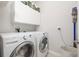Functional laundry room with modern appliances and ample storage at 19915 Gulf Blvd # 704, Indian Shores, FL 33785