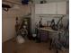Unfinished basement offering storage space and utility systems at 2439 Hidden Trail Dr, Spring Hill, FL 34606
