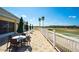 Open air patio featuring outdoor seating and views of the golf course at 29443 Zeller Ave, San Antonio, FL 33576