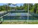 Pickleball courts at Tampa Bay Golf and Country Club with lush surrounding greenery at 29443 Zeller Ave, San Antonio, FL 33576