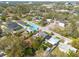 Aerial view of property in neighborhood highlighting proximity to local amenities and location at 305 6Th Sw Ave, Largo, FL 33770