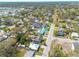 Aerial view of home, garage, and backyard, showcasing the property's layout and neighborhood at 305 6Th Sw Ave, Largo, FL 33770