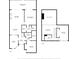 Detailed floor plan showcasing the layout of both floors, including room dimensions at 3130 Eagles Landing W Cir, Clearwater, FL 33761