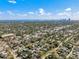 Breathtaking aerial view showcasing the neighborhood's proximity to downtown and the bay at 3321 Jackson N St, St Petersburg, FL 33704