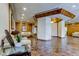 Inviting lobby area with tiled floors, comfortable seating, and elegant décor for residents and guests at 400 Island Way # 612, Clearwater Beach, FL 33767