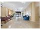 A luxurious lobby with comfortable seating and stylish decor, offers a welcoming entrance at 10355 Paradise Blvd # 909, Treasure Island, FL 33706
