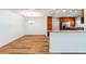 Dining area open to the updated kitchen with bar seating and stainless appliances at 1119 77Th N St, St Petersburg, FL 33710