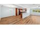 Open floor plan seamlessly connects the dining and kitchen areas, ideal for entertaining at 1119 77Th N St, St Petersburg, FL 33710