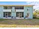 Screened patios provide a private outdoor living space for residents at 11407 3Rd N St # 1, St Petersburg, FL 33716