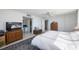 Spacious bedroom featuring lots of light, ceiling fan and furnishings at 17920 Gulf Blvd # 1103, Redington Shores, FL 33708