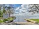 Community boat ramp access with a private dock to the lake for residents at 2981 Northfield Dr, Tarpon Springs, FL 34688